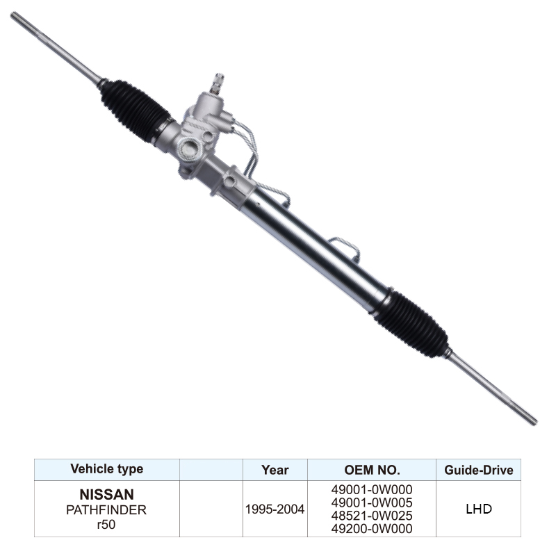 49001-0W000 Auto Steering Parts Steering Rack for Nissan Pathfinder r50