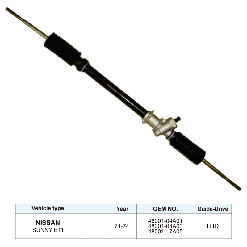 48001-04A01 Auto Steering Parts Steering Rack for Nissan Sunny B11