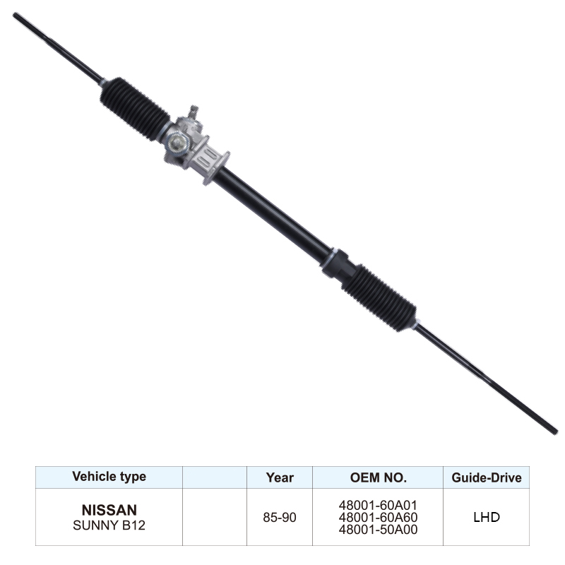 OEM 48001-60A01 Steering Rack Power Steering Gears for NISSAN SUNNY B12