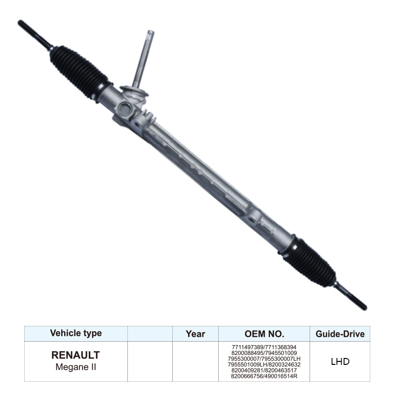 7711497389 For Renault Megane II Power Steering Rack and Pinion