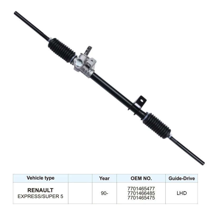 7701465477 Auto Steering Parts Steering Rack for Renault Express Super 5