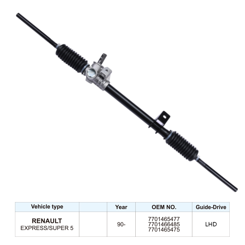 7701465477 Auto Steering Parts Steering Rack for Renault Express Super 5