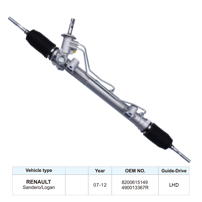 8200615149 Auto Steering Parts Steering Rack for Renault Logan