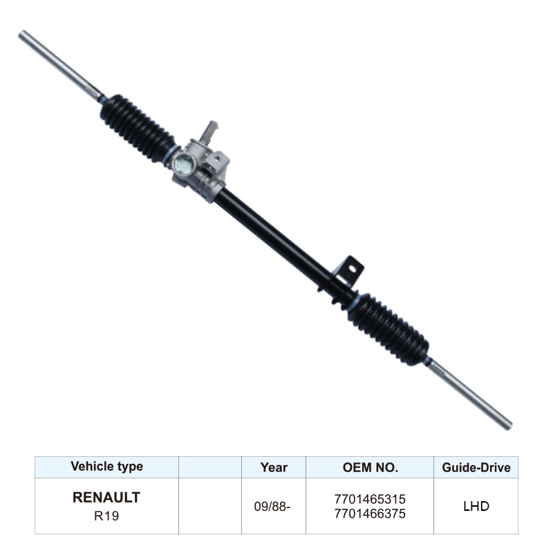 7701465315 For Renault R19 Power Steering Rack and Pinion
