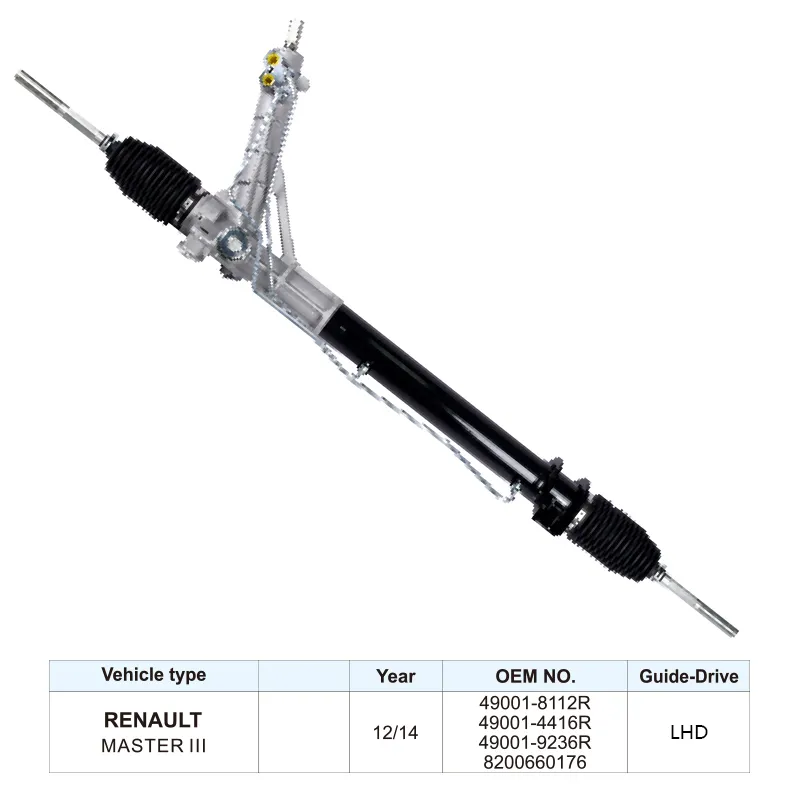 49001-8112R Auto Steering Parts Steering Rack for Renault Master III