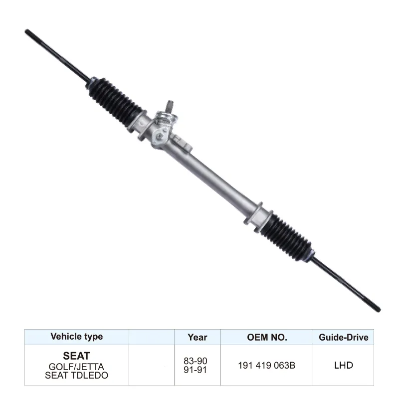 191419063B Auto Steering Parts Steering Rack for Seat Tdledo VW Golf