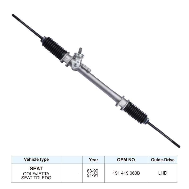 191419063B Auto Steering Parts Steering Rack for Seat Tdledo VW Golf