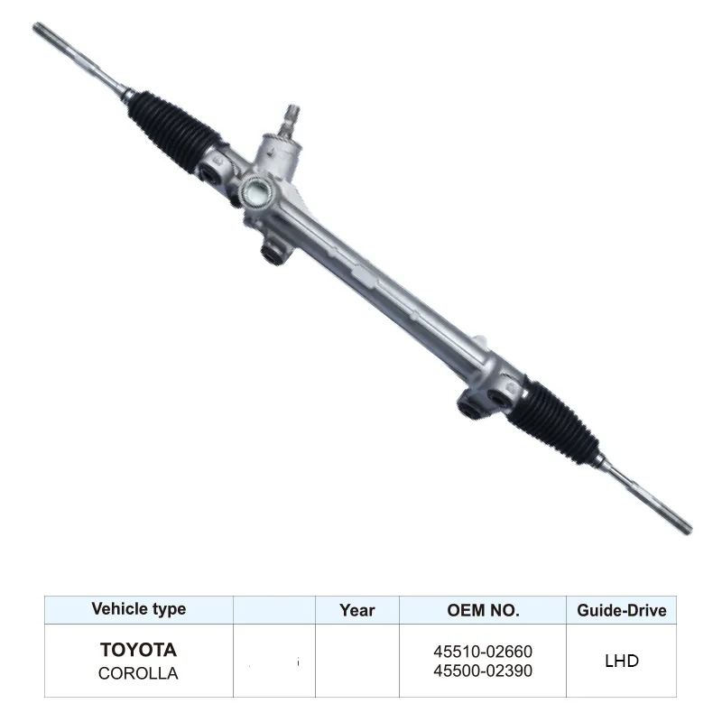 OEM 45510-02660 Steering Rack Power Steering Gear for Toyota Corolla