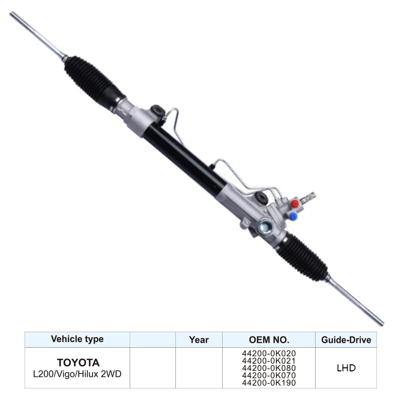 44200-0K020 For Toyota L200 Hilux Power Steering Rack and Pinion