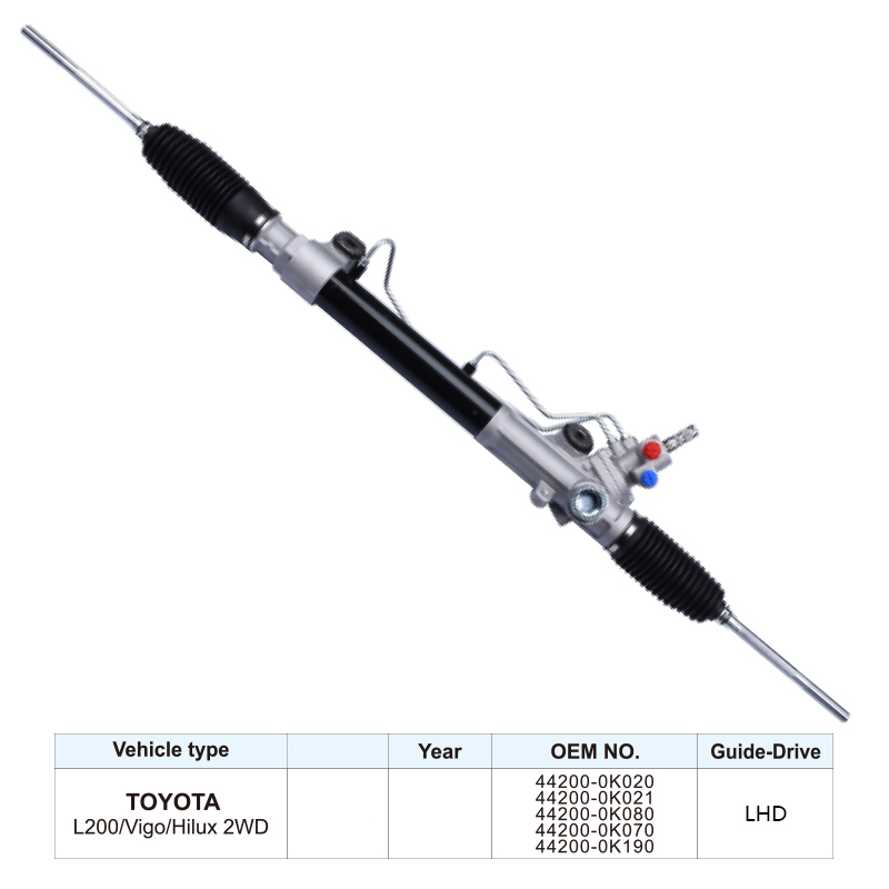 44200-0K020 For Toyota L200 Hilux Power Steering Rack and Pinion