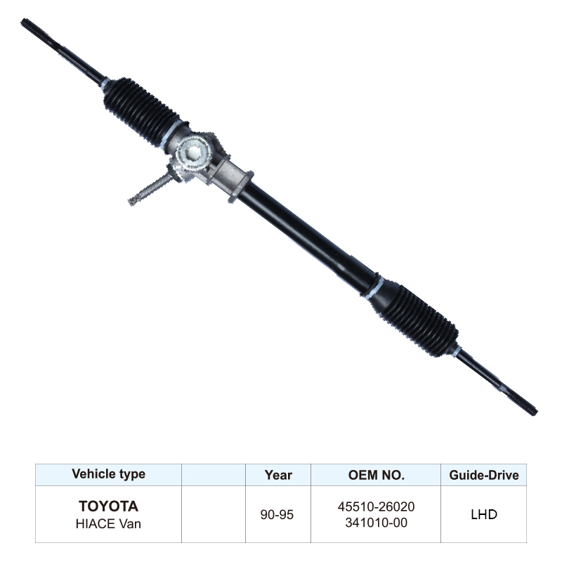 45510-26020 341010-00 Auto Steering Parts Steering Rack for Toyota Hiace Van