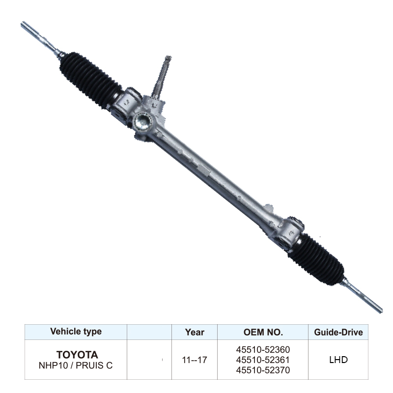 45510-52360 Auto Steering Parts Steering Rack for Toyota Yaris