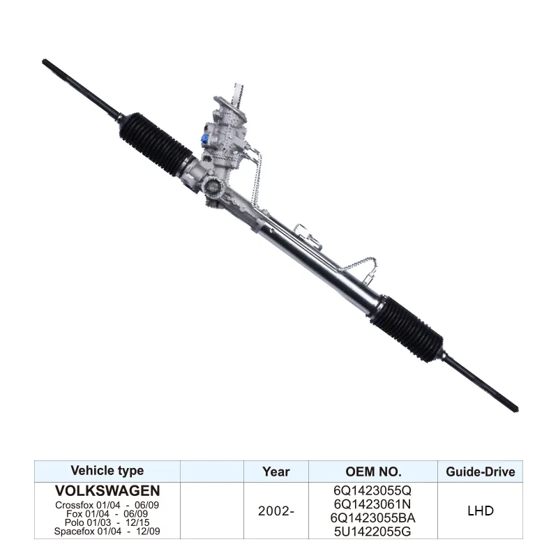 Factory Steering Gear 6Q1423055Q Steering Rack for Volkswagen Crossfox fox Polo