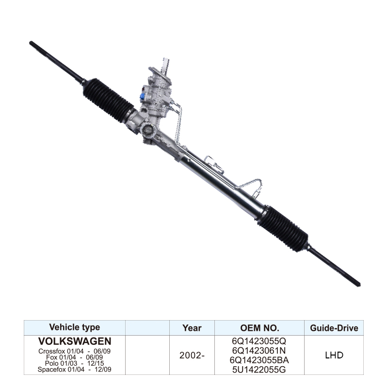Factory Steering Gear 6Q1423055Q Steering Rack for Volkswagen Crossfox fox Polo