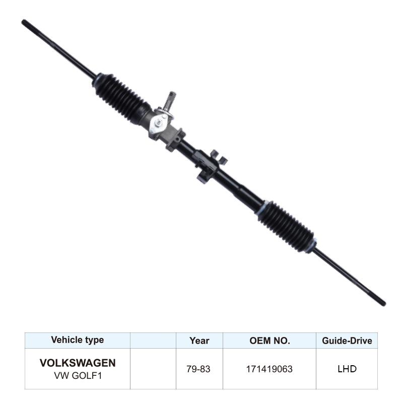 171419063 Auto Steering Parts Steering Rack for Volkswagen Golf I