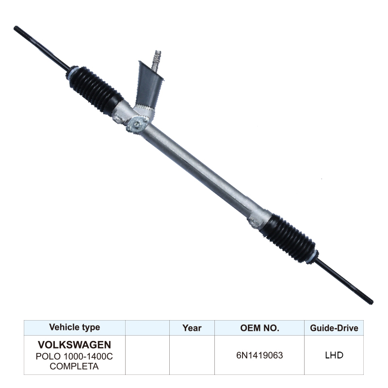 6N1419063 Auto Steering Parts Steering Rack for Volkswagen Polo