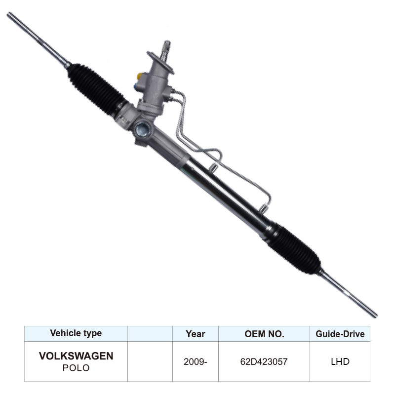 62D423057 Auto Steering Parts Steering Rack for Volkswagen Polo