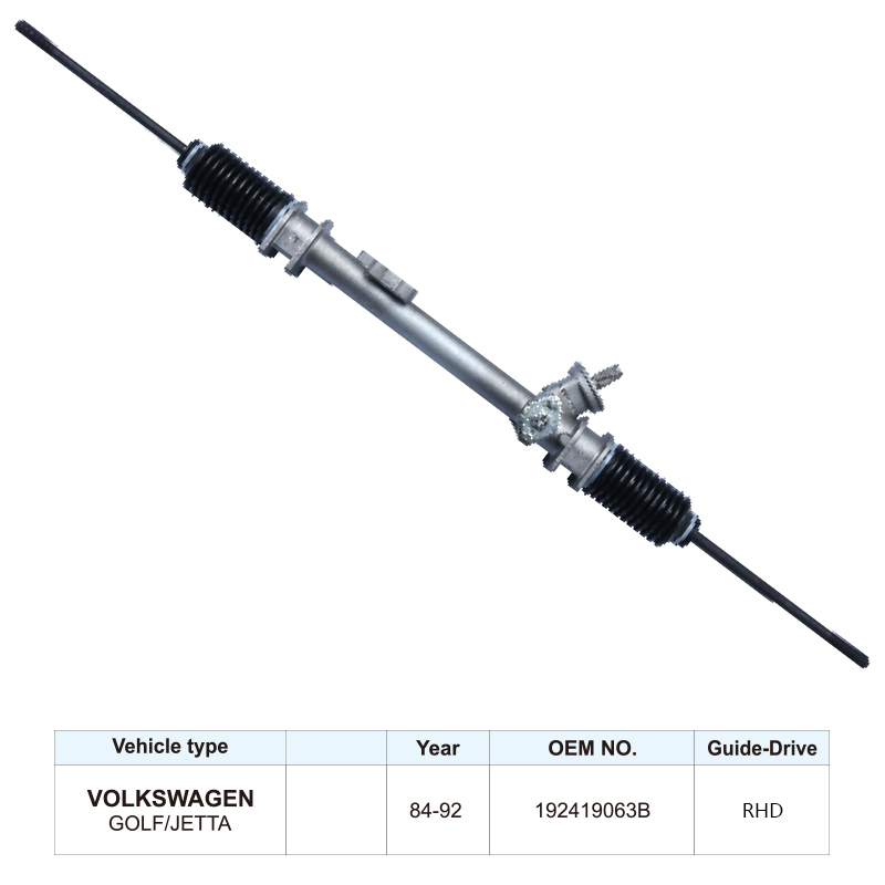 192419063B For Volkswagen Golf Jetta Power Steering Rack and Pinion