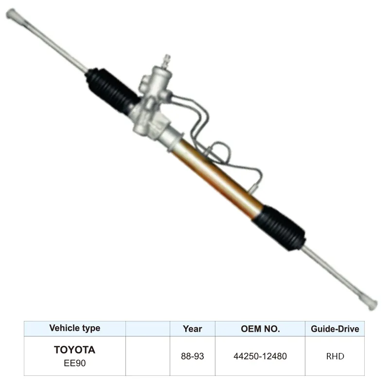 44250-12480 Auto Steering Parts Steering Rack for Toyota Corolla EE90