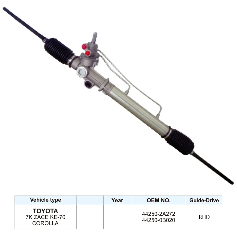 Wholesale Steering Rack OE 44250-2A272 for Toyota 7K ZACE KE-70 Corolla