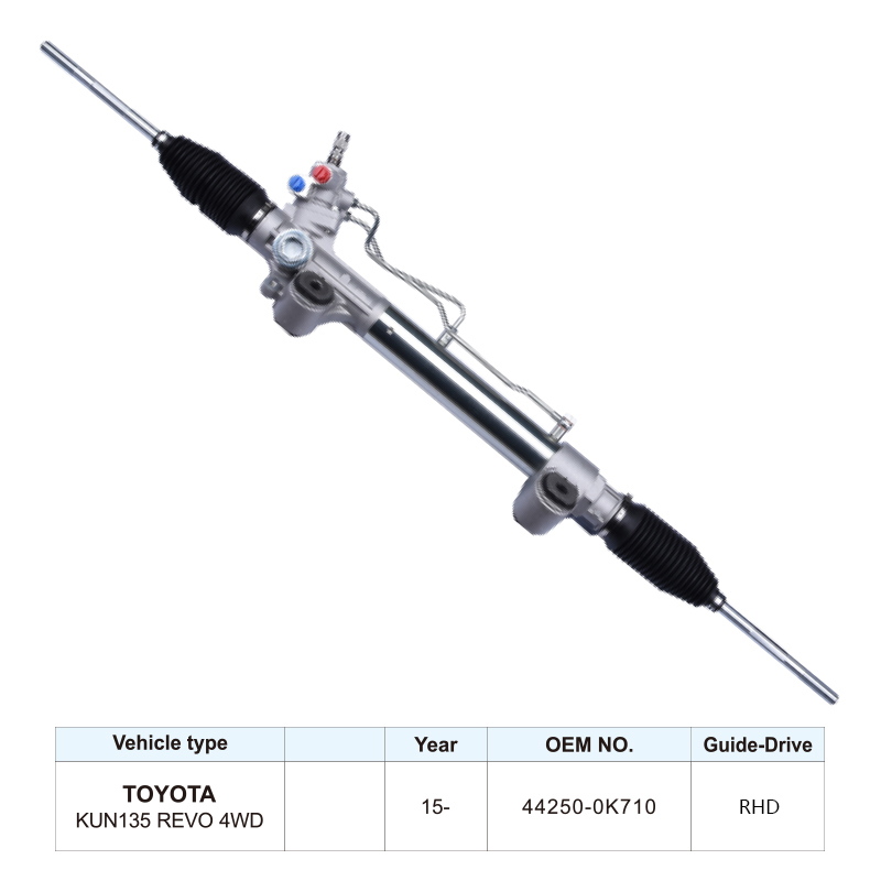 44250-0K710 For Toyota Hilux Kun135 Revo Power Steering Rack and Pinion