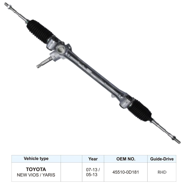 Factory Steering Gear 45510-0D181 Steering Rack for Toyota Vios Yaris