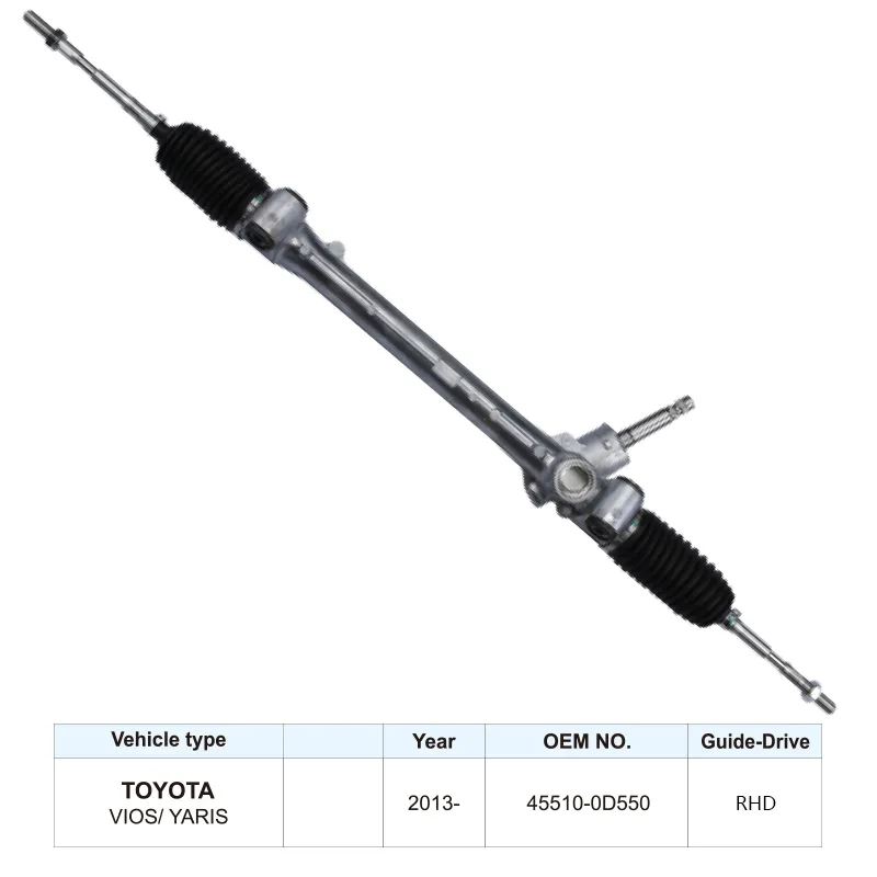 45510-0D550 For Toyota Vios Yaris Power Steering Rack and Pinion