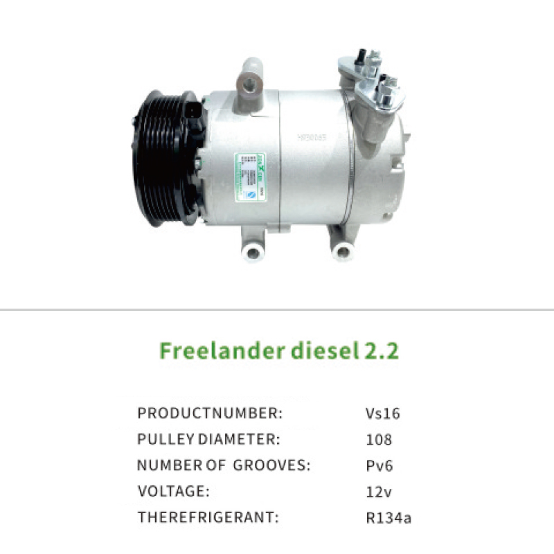 Wholesale 6G9119D629FA Cooling System Air Compressor for Land Rover Freelander 2.2 Vs16