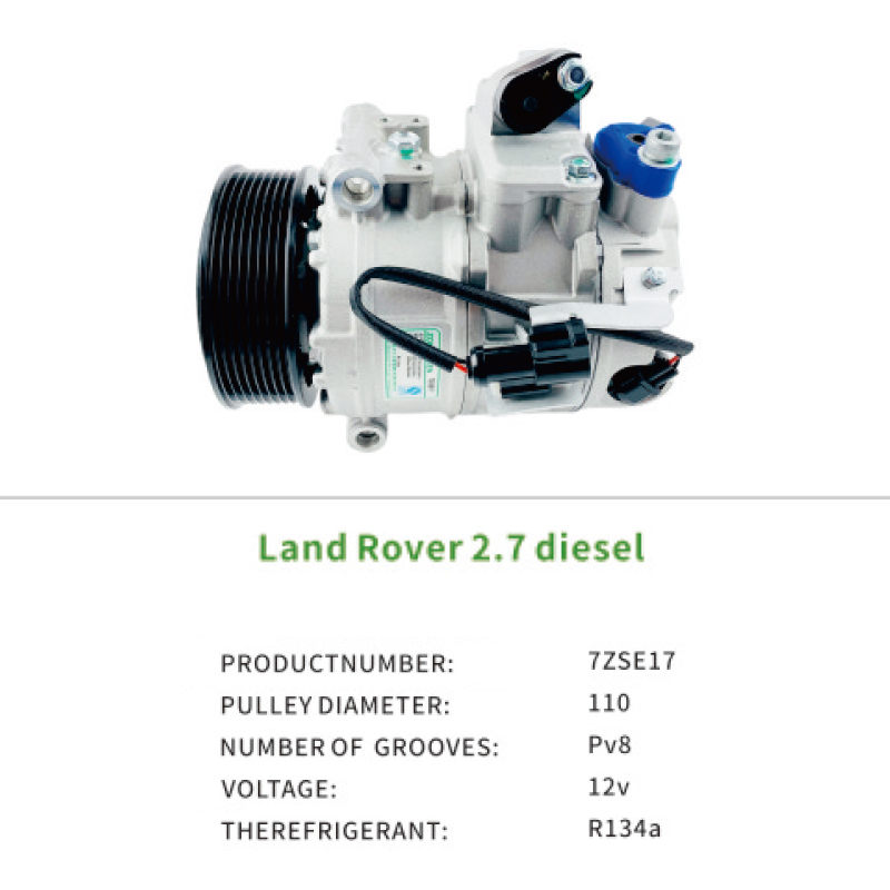High Quality JPB000183 LR019132 AC Compressor for Land Rover 2.7 Discovery diesel 7ZSE17