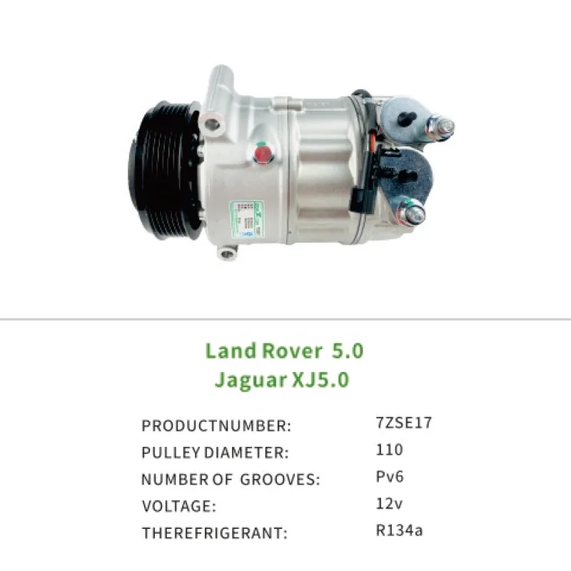 C2D56291 LR121306 AC Compressor for Land Rover Range Rover Jaguar XJ 5.0 7ZSE17