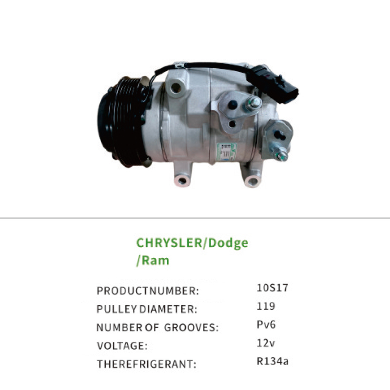 55111104AC 55111104AD AC Compressor for Chrysler 200 Town Dodge Ram 10ZS17ysler 200 Town Dodge VW 10ZS17