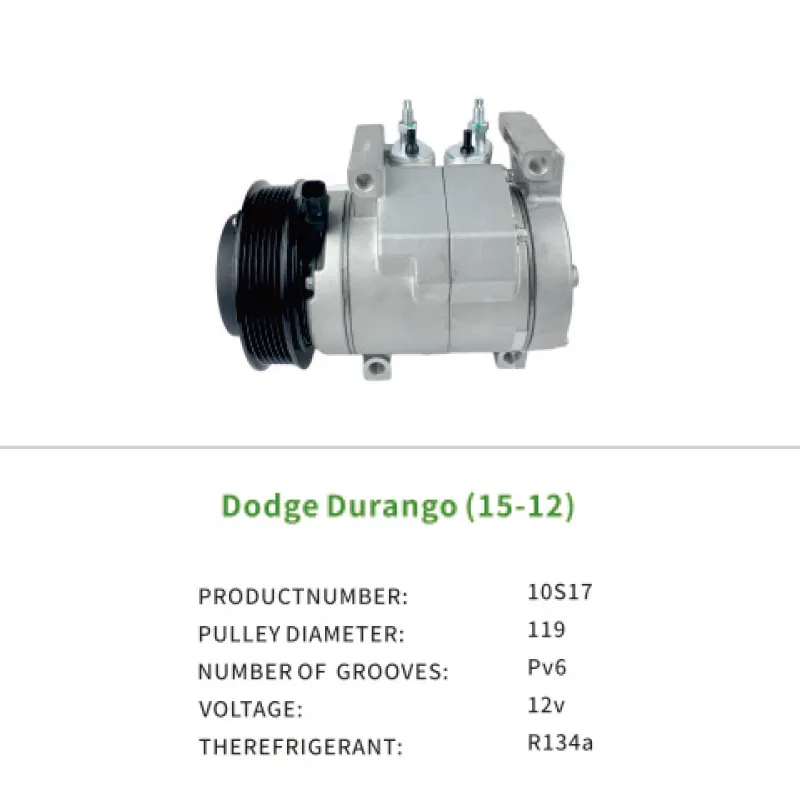 High Quality 68021638AG AC Compressor for Dodge Durango 10S17
