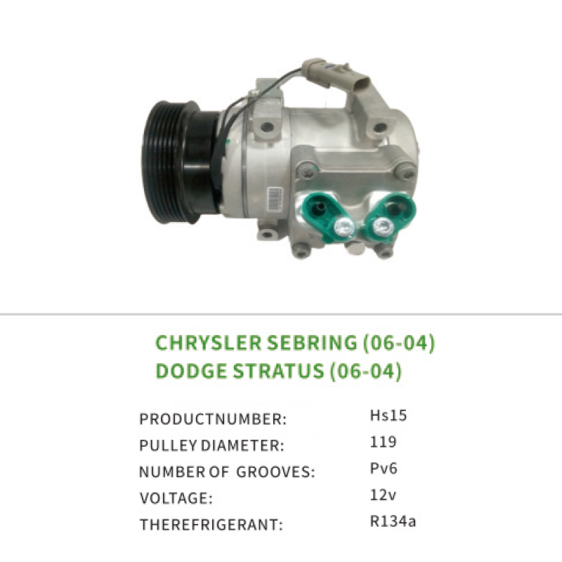 High Quality 4596-550AB AC Compressor for CHRYSLER SEBRING DODGE STRATUS HS15