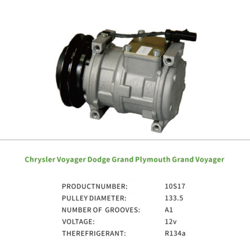 4677143AB AC Compressor for Chrysler Voyager Dodge Grand Caravan 10S17