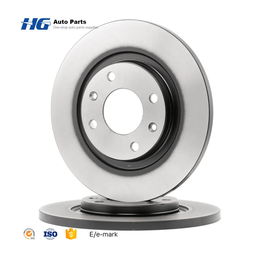 Wholesale Automotive Brake System Parts 1608691680 266*13mm Brake Discs for Peugeot 301 1.2 PureTech 82 2018-
