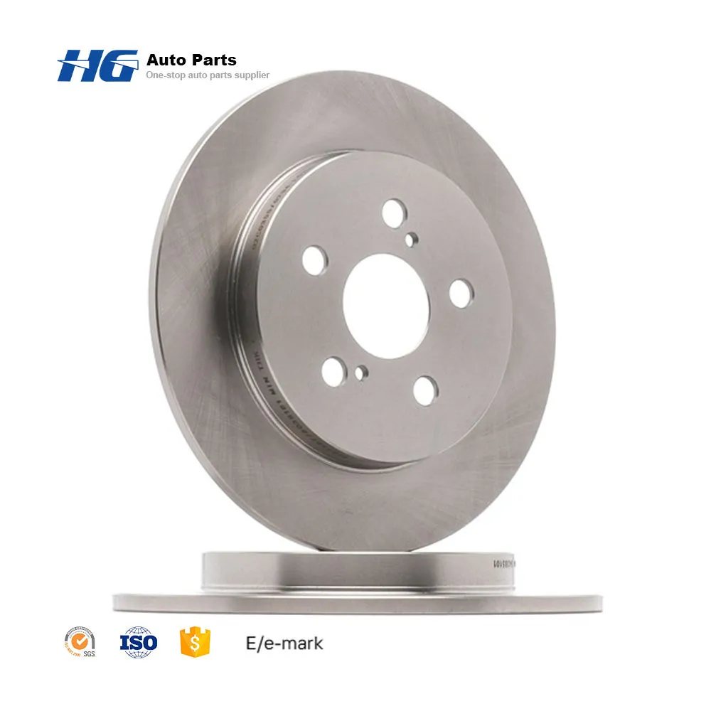 Factory Wholesale China Auto Parts Brake System Parts 4243112310 Brake Discs for TOYOTA COROLLA Saloon 1.6 CNG 2007-2013