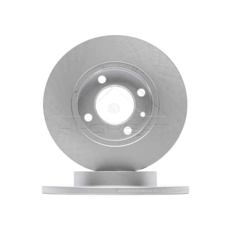 V2051P Brake Discs for Audi VW GOLF I (17) 1.1 1974-1983